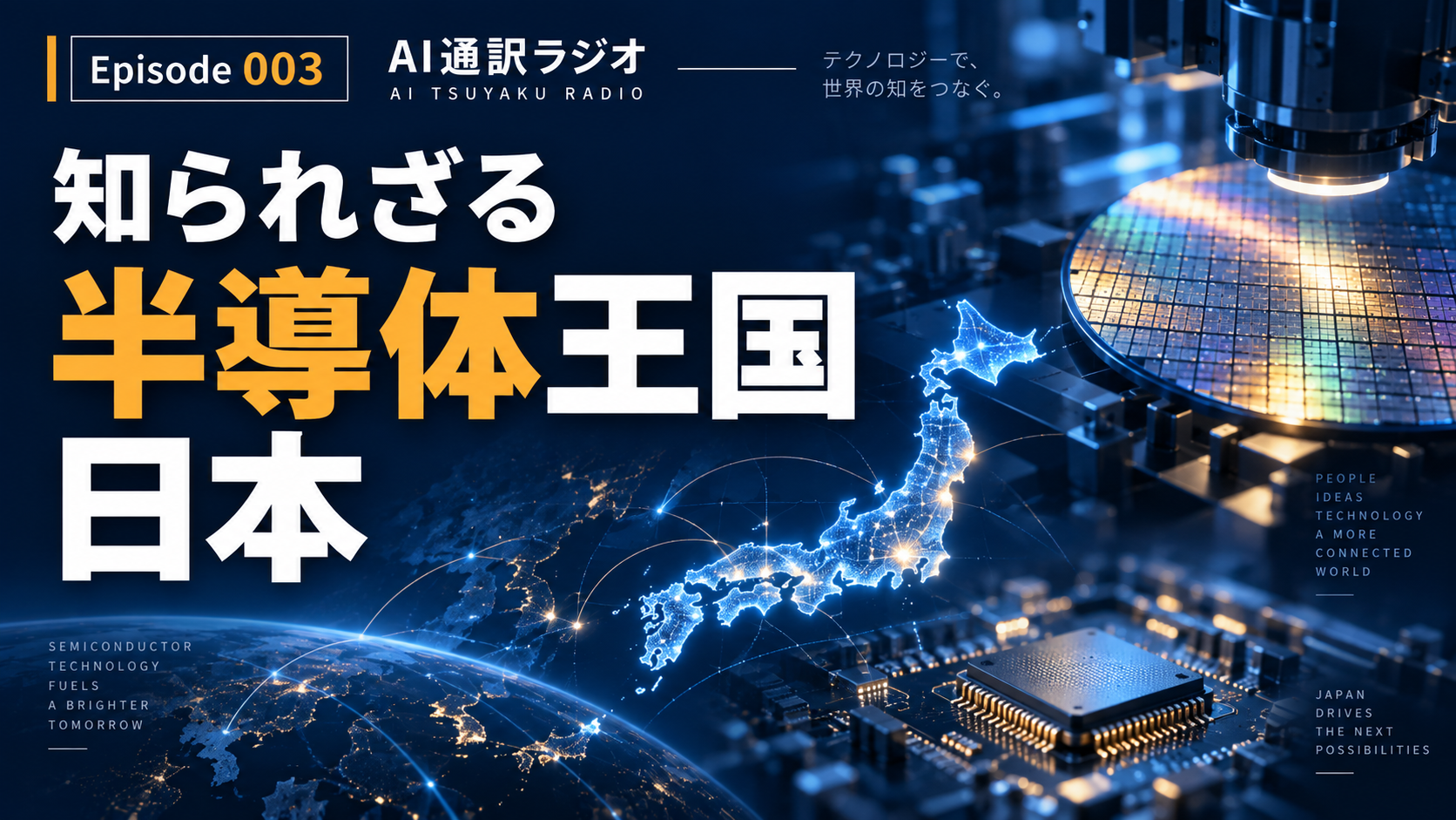 日本は今も半導体王国？ 1000工程の途中にある本当の強さのEpisode 003画像